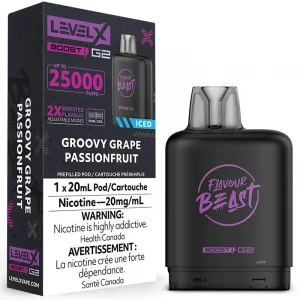 LEVEL X G2 ULTRA Pod Pack - Groovy Grape Passionfruit