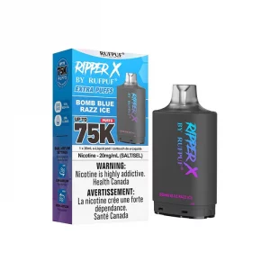 Ripper X 75K Disposable – Bomb Blue Razz Ice