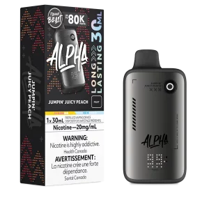 ALPHA 80K PUFFS Pod Pack - Jumpin’ Juicy Peach