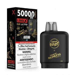 LEVEL X G2 ULTRA Pod Pack - Hakuna (12 Monkeys Edition)