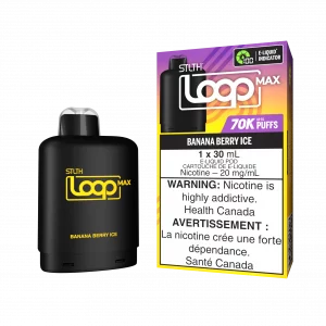 STLTH LOOP MAX 70K PUFFS Pod Pack - Banana Berry Ice