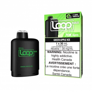 STLTH LOOP MAX 70K PUFFS Pod Pack - Green Apple Ice