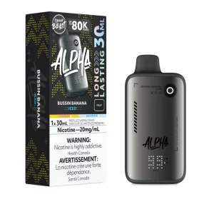 ALPHA 80K PUFFS Pod Pack - Bussin Banana