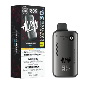 ALPHA 80K PUFFS Pod Pack - Cherry Blast