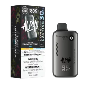 ALPHA 80K PUFFS Pod Pack - Slayin’ Strawberry Citrus