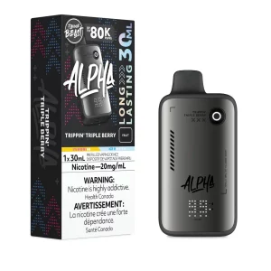 ALPHA 80K PUFFS Pod Pack - Trippin’ Triple Berry