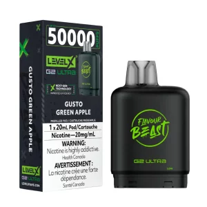 LEVEL X G2 ULTRA Pod Pack - Gusto Green Apple