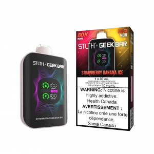 STLTH x GEEK BAR – Strawberry Banana Ice 30 mL
