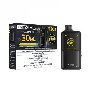 Level X M Series Starter Kit – Bussin Banana – 30mL