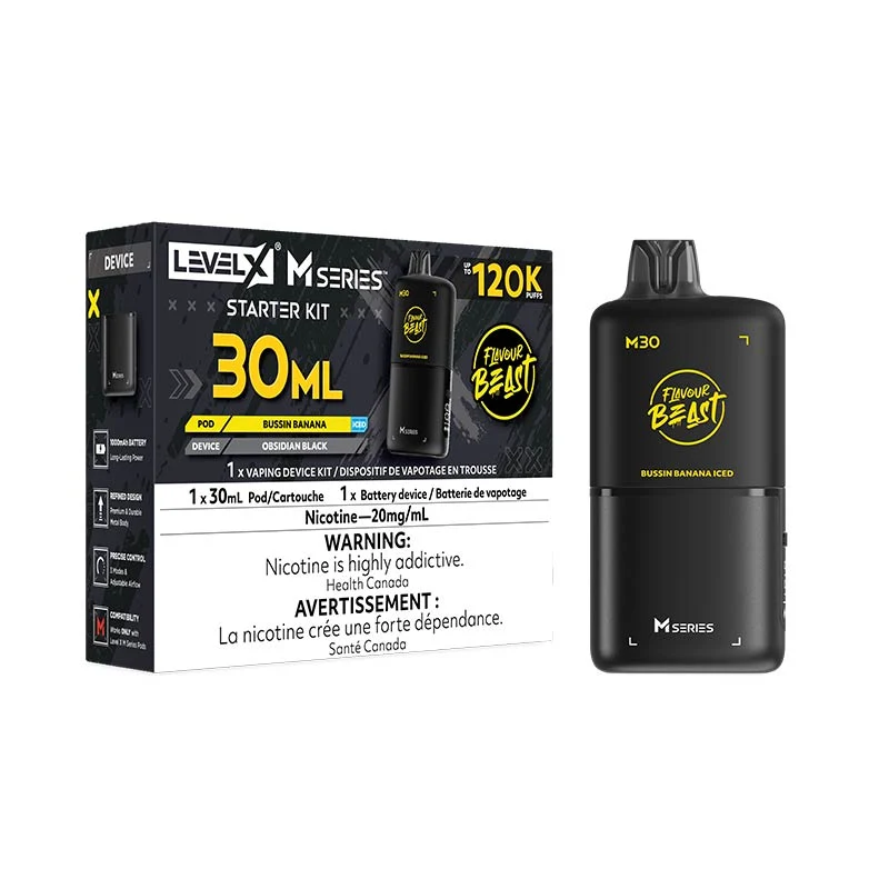 Level X M Series Starter Kit – Bussin Banana – 30mL