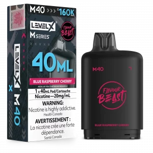LEVEL X M40 – Blue Raspberry Cherry – 40mL – 20mg