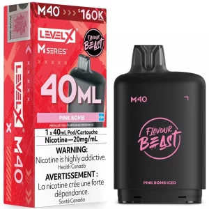 LEVEL X M40 – Pink Bomb – 40mL – 20mg