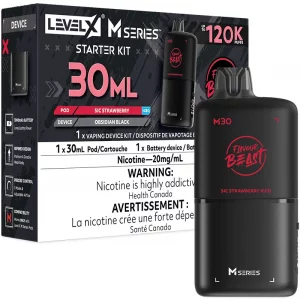 Level X M Series Starter Kit – SIC Strawberry – 30mL